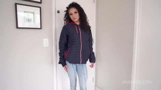 Превью Брюнетка на кастинге занимается аналом с негром № 44233